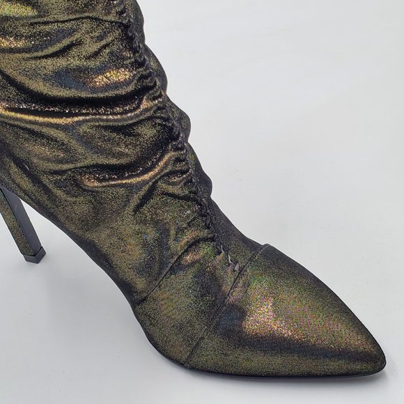 Nine West Shimmery Stiletto Booties - NWOT - Picture 12 of 17